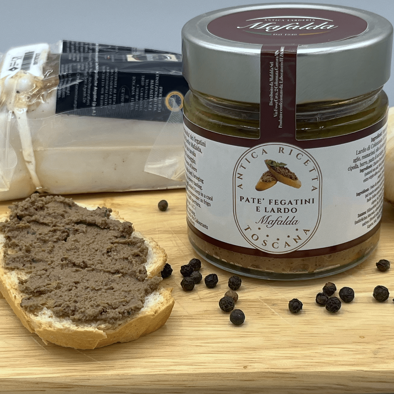 Patè Fegatini e Lardo Mafalda - Antica ricetta Toscana - anticalarderiamafalda.com