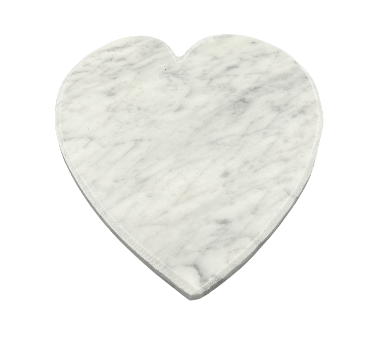 Sottopentola forma cuore Marmo Bianco Cattani lucido - Carrara - anticalarderiamafalda.com