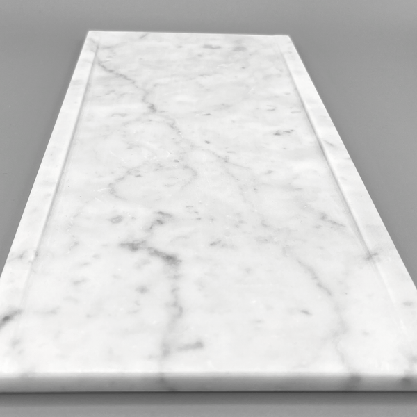 Vassoio borders Marmo Bianco Cattani - Carrara